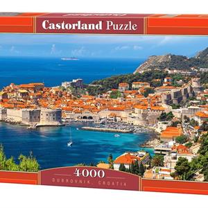 Puslespill Panorama Dubrovnik, 4000 brikker