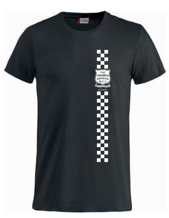 Funktions T-Shirt - Svart - Checkered Flag