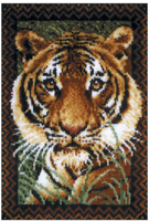 Ryeteppe /-bilde, Tiger 2 85*65cm (B0005)