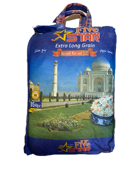 5 Star Basmati Rice - Extra Long Grain 4x5kg