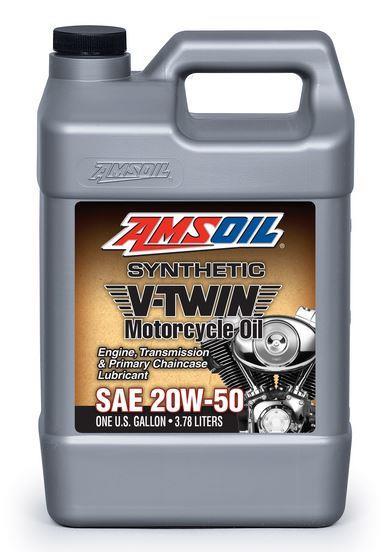 AMSOIL 20W-50 Høykvalitets fullsyntetisk MC-olje 