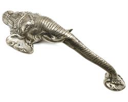 Brons - Silver dörrhandtag Ganesha (2 pack)