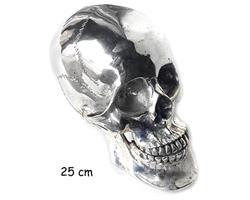 Brons - Silver skalle 25cm (2 pack)