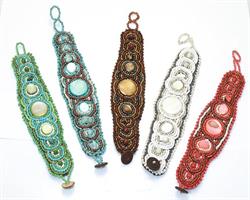 Armband - Marian glaspärlor mix (10 pack)