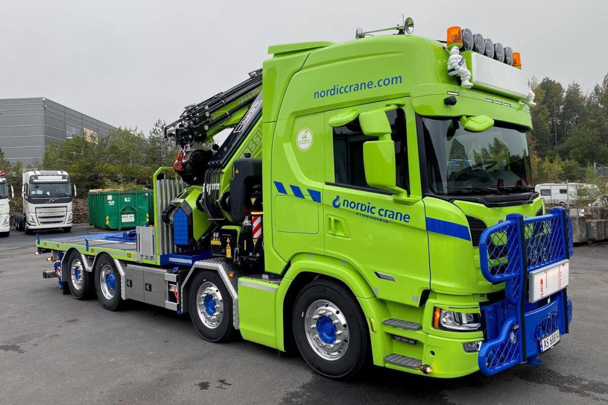 WSI Scania R HL Nordic Crane Kynningsrud (NO) (FB)