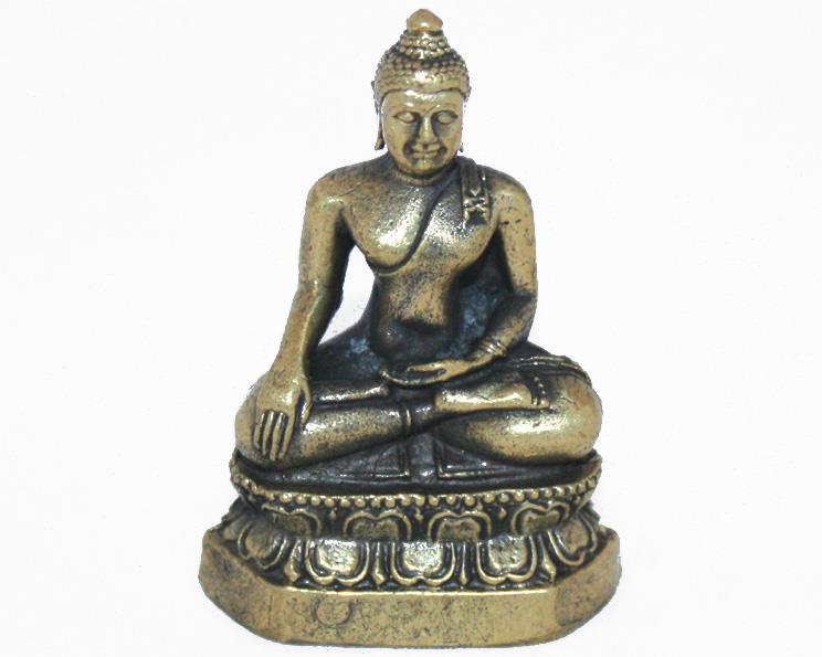 Brons - Miniatyr Buddha II (2 pack)