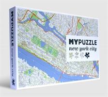 Puslespill Citymap NEW YORK, 1000 brikker