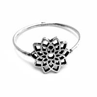 925 Silver -  Ring size mix Flower of life(6 pack)