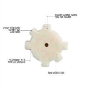 REAL AVID AR15 STAR CHAMBER CLEANING PADS 20st