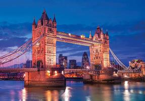 Puslespill Tower Bridge at Night, 1000 brikker