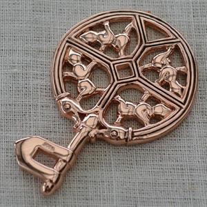 Nyckel med gripdjur, brons