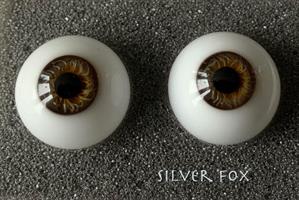 "Eyes Alive" Reborn Ögon - Silver Fox 20 mm