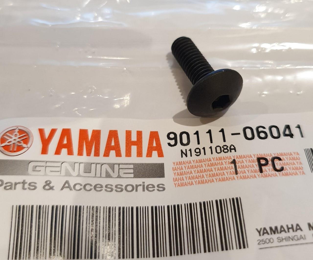 Yamaha OEM Umbrako bolt 6 x 20mm, sort