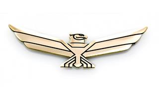 GOLD EAGLE 3 inches x 1 inch.
