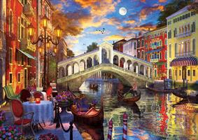 Puslespill Rialto Bridge, Venice 1500 brikker
