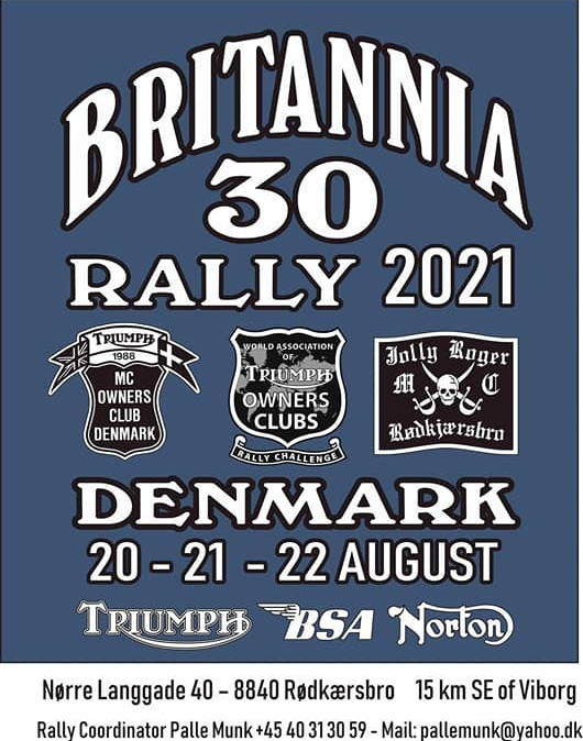 Britannia Rally 2021 Danmark 