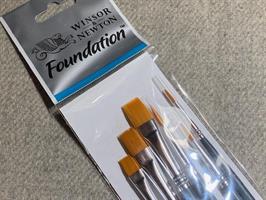 Winsor & Newton akvarellpenselkit, 6 penslar