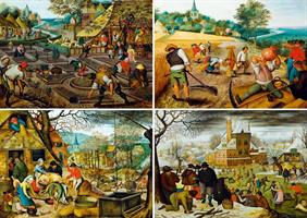 Puslespill Pieter Brueghel the Younger, The Four Seasons, 1000 brikker