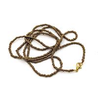 Halsband till brons-hängen guld (4 pack)