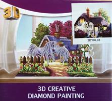 Diamond Painting, 3D Hvit Hest (3DYKL03)