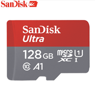 SanDisk MicroSDXC Ultra 128GB 100MB/s + Adapter