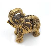 Brons - Elefant miniatyr 3cm (5 pack)