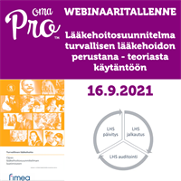 Turvallinen lääkehoito - Webinaaritallenne 9/21