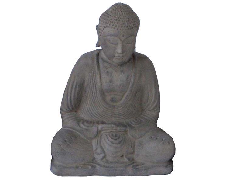 Buddha - Grå 15cm (4 pack)