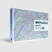 Puslespill Citymap PARIS, 1000 brikker