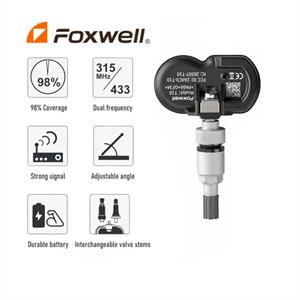 Foxwell T10 TPMS Clamp-in sensorer 4-pack