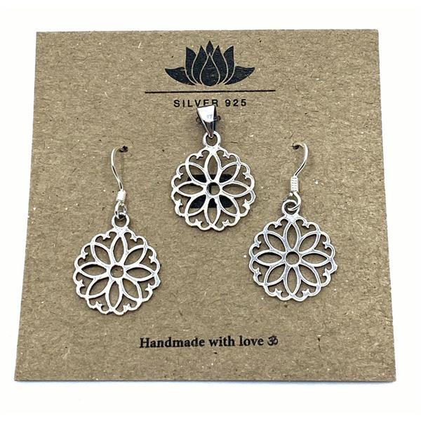 925 Silver - Set blomma (2 pack)
