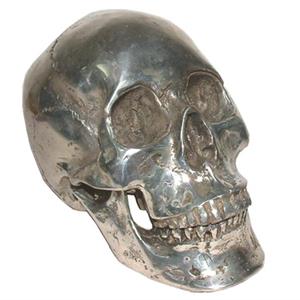 Brons - Silver skalle 20cm (2 pack)