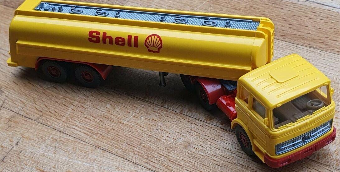 Shell bensintrailer Mercedes Benz