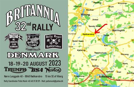Danish 2023 Britannia Rally 18-19-20 august