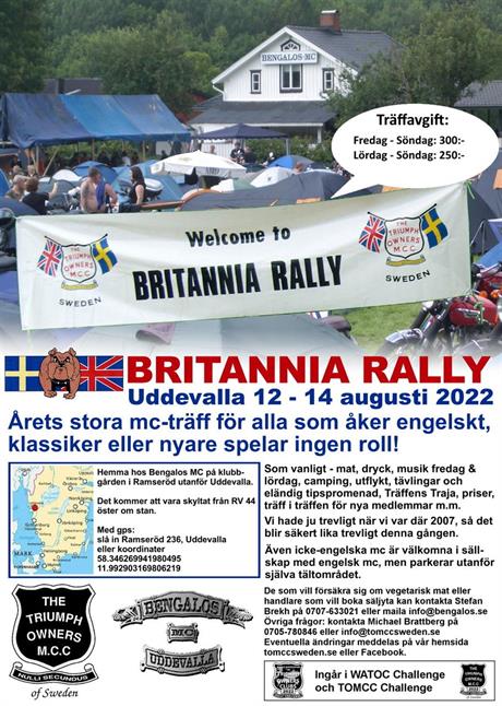 Britannia Rally Sweden 2022
