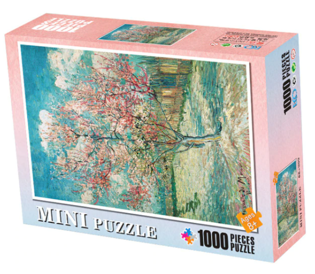 Mini Puzzle, Rosa tre 38*26cm (66-012) 1000 brikker