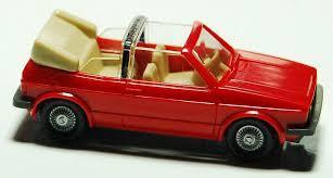 VW Golf cabrio (rød)
