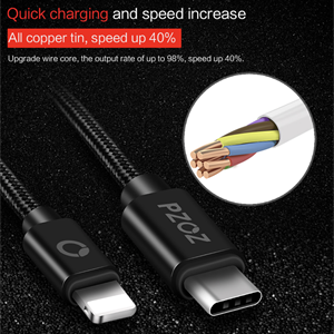 USB-C til Lightning Lade Kabel