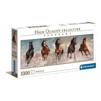 Puslespill Panorama Horses, 1000 brikker