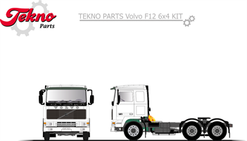 Tekno Volvo L F10/12/16 6x4 byggesett (TP)  