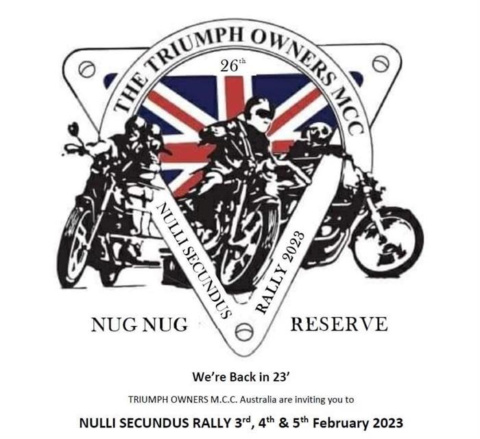 TOMCC Nulli Secundus Rally 2023 - Nug Nug