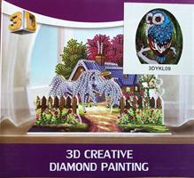 Diamond Painting, 3D Ugle (3DYKL09)