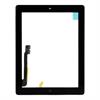 iPad 3/4 Skjermglass med hjemknapp - Sort