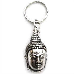 Nyckelring - Buddha silver (6 pack)