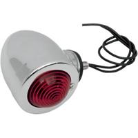 Bullet Light with Mount - Dual Filament - Red Lens