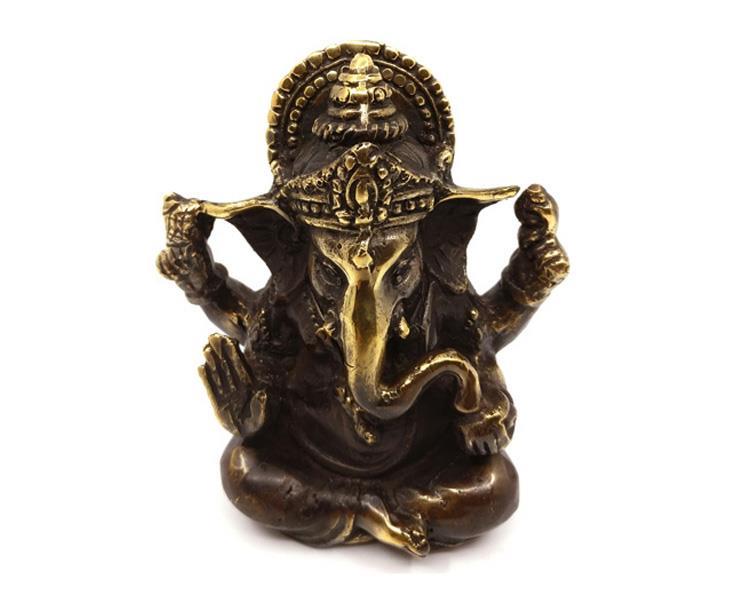 Brons - Ganesha 8cm (2 pack)