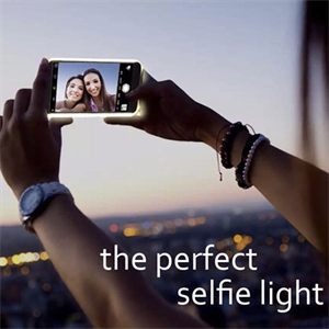 Selfie Deksel med LED Lys for iPhone 8 / 7 Plus