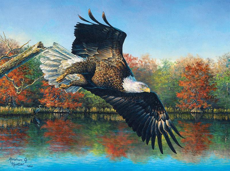 Puslespill Wetlands Eagle 1000 brikker