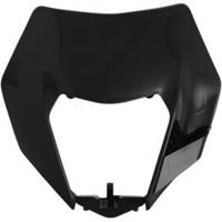 UFO HEADLIGHT PLASTIC BLACK