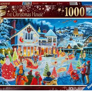Puslespill The Christmas House, 1000 brikker